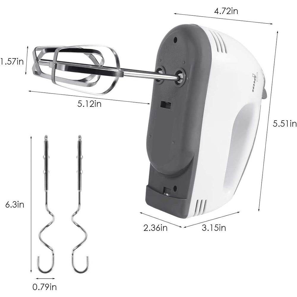 Compact Hand Electric Mixer / Blender for Whipping / Mixing with Attachments - infinityexculsivestore.com