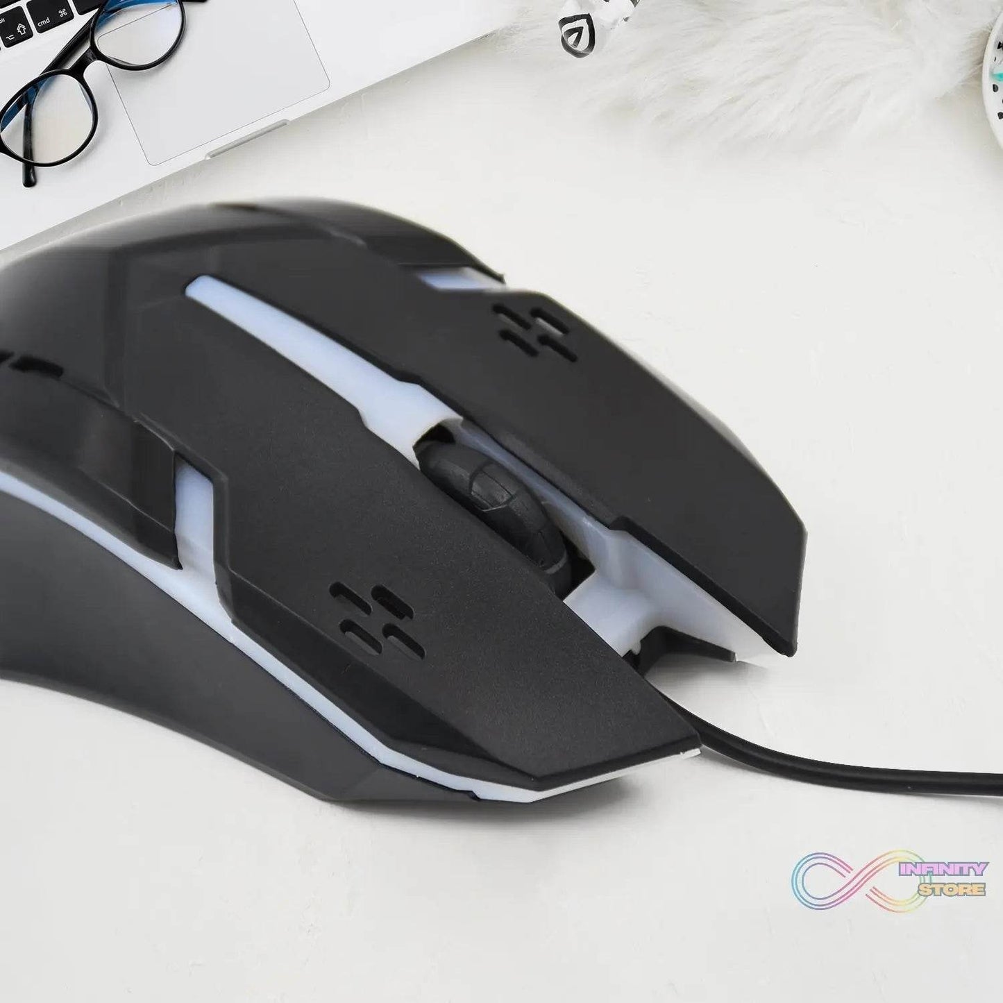 Computer / Laptop USB Wired Optical Mouse (1 Pc) - infinityexculsivestore.com