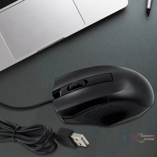 Computer / Laptop Wired Optical Mouse (1 Pc) - infinityexculsivestore.com