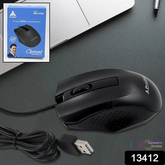 Computer / Laptop Wired Optical Mouse (1 Pc) - infinityexculsivestore.com