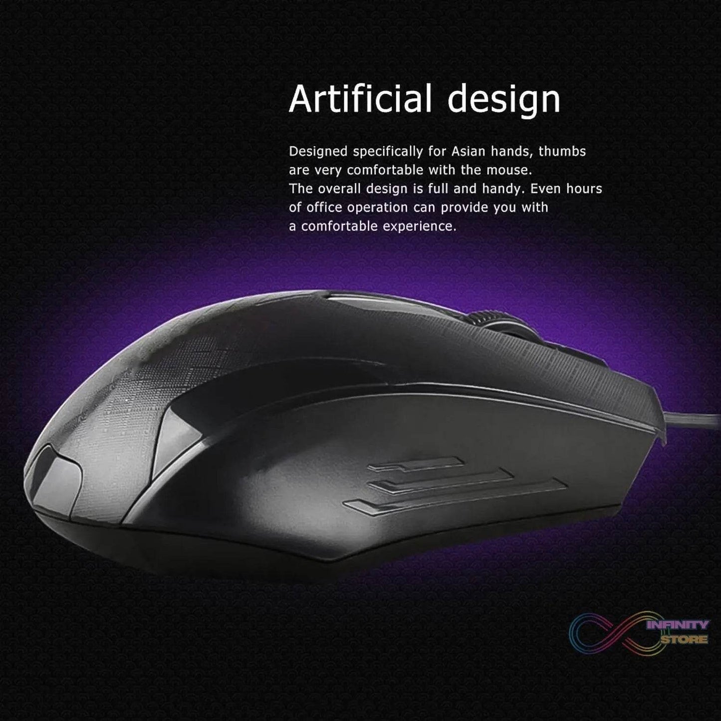 Computer / Laptop Wired Optical Mouse (1 Pc) - infinityexculsivestore.com