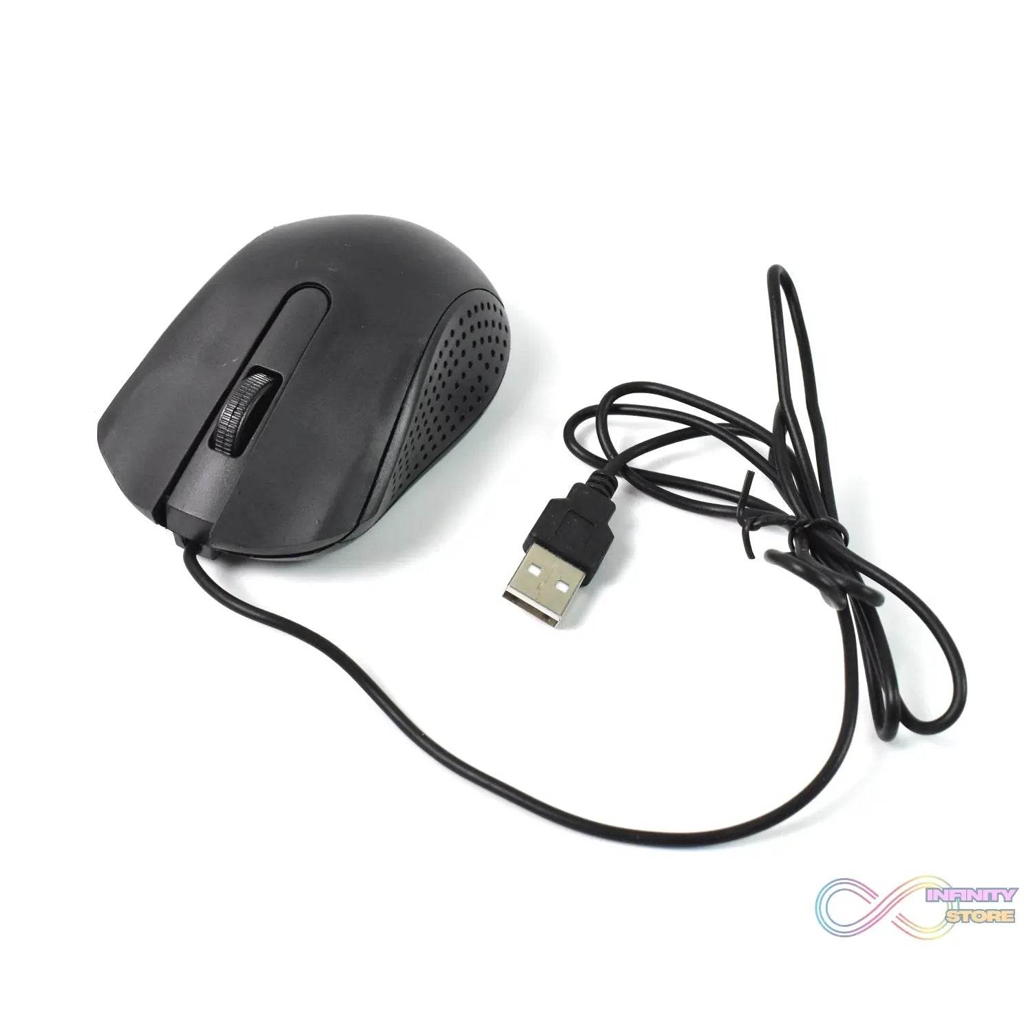 Computer / Laptop Wired Optical Mouse, M-022 (1 Pc) - infinityexculsivestore.com