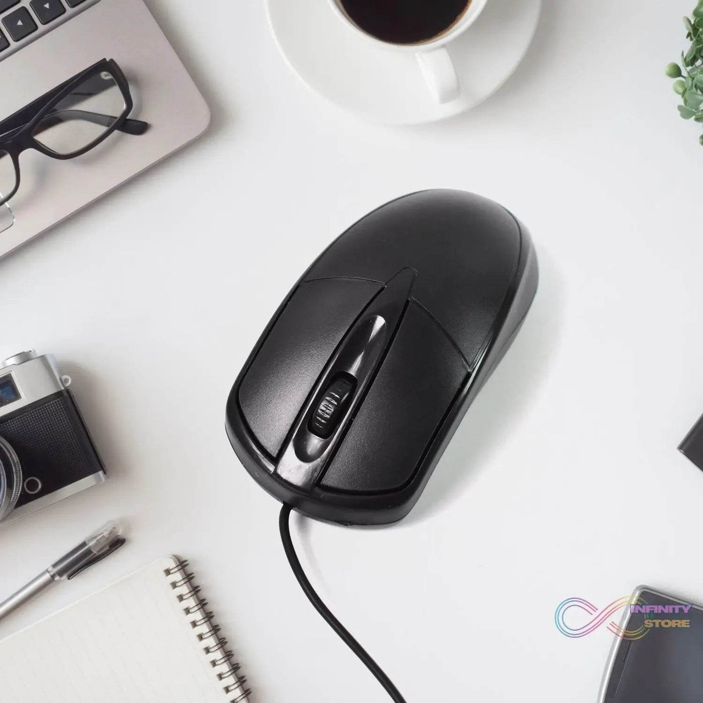 Computer / Laptop Wired Optical Mouse, M- 045 (1 Pc) - infinityexculsivestore.com