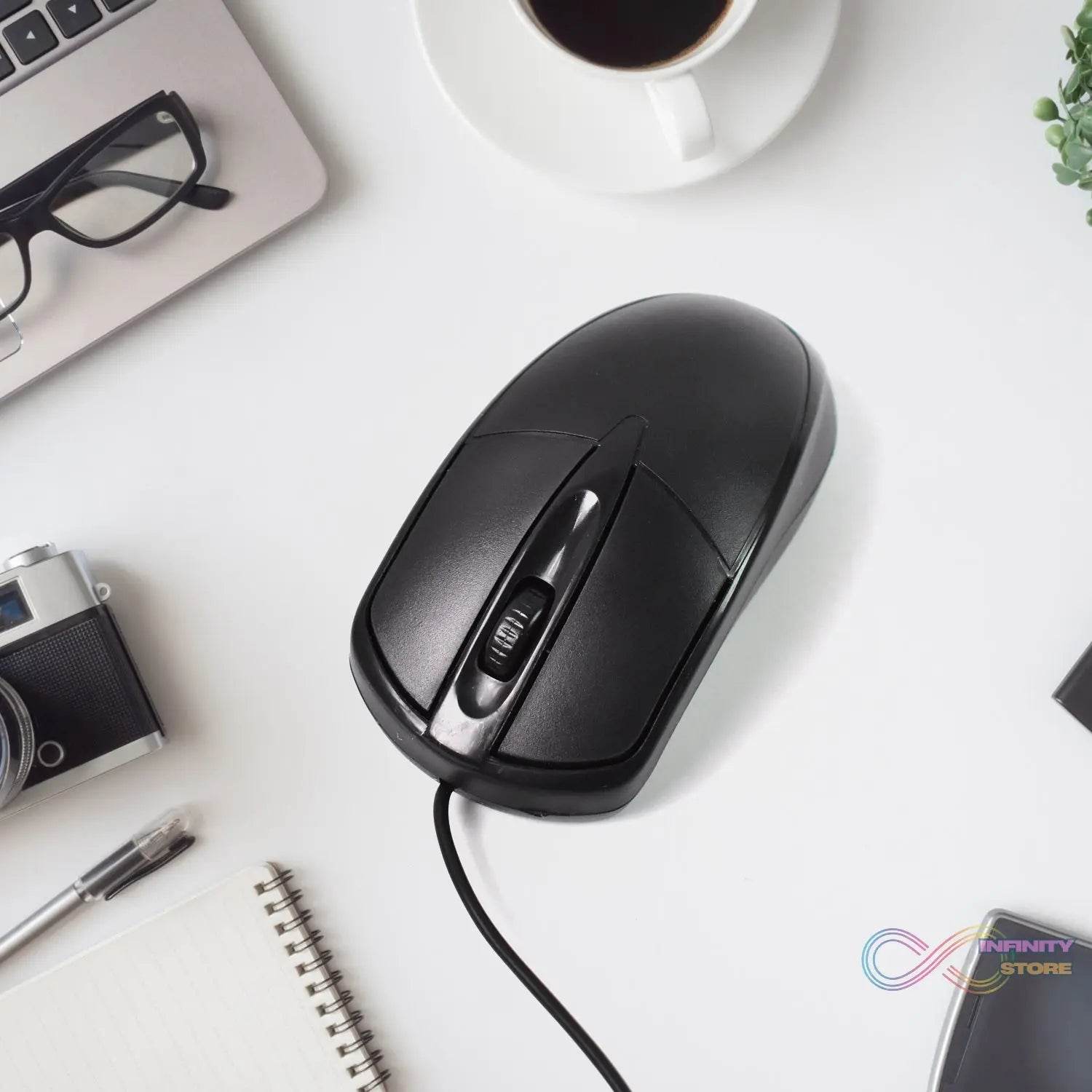Computer / Laptop Wired Optical Mouse, M- 045 (1 Pc) - infinityexculsivestore.com