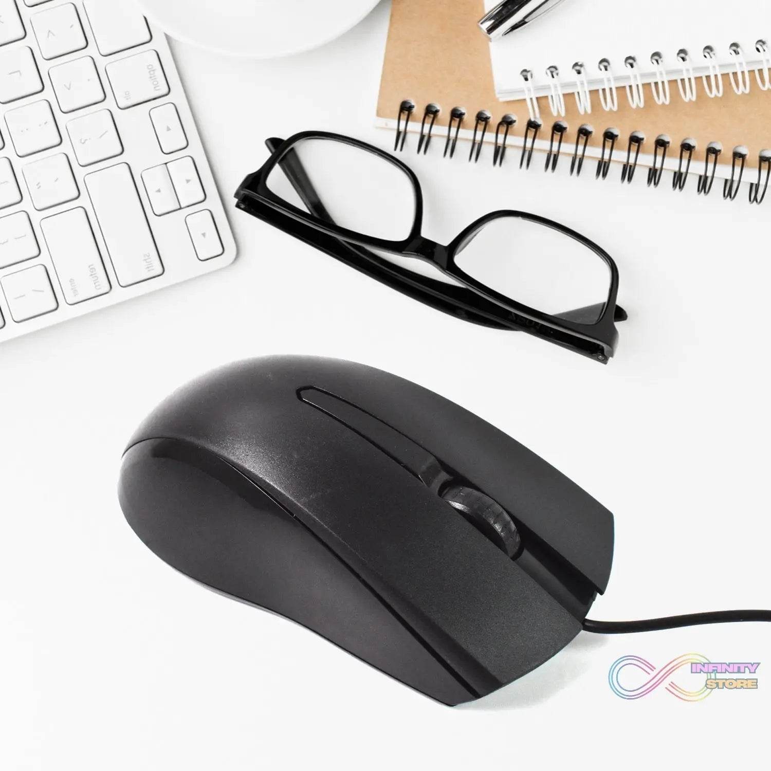Computer / Laptop Wired Optical Mouse, X2 (1 Pc) - infinityexculsivestore.com