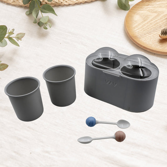 Spice Storage Containers, Condiment Jars, with Lid And Spoon, dust - proof And Moisture - proof, non - slip Bottom, tray Card Slot Design, detachable, easy To Clean, used To Contain Various Seasonings, plastic - infinityexculsivestore.com