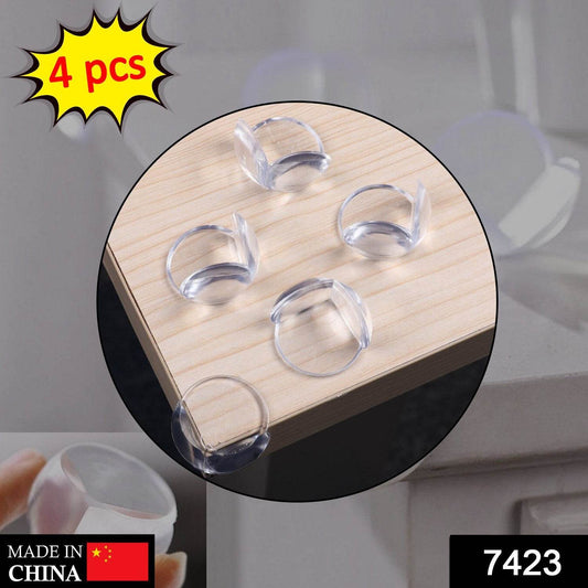 Corner Guards Clear Corner Protectors High Resistant Adhesive (Pack of 4Pc) - infinityexculsivestore.com