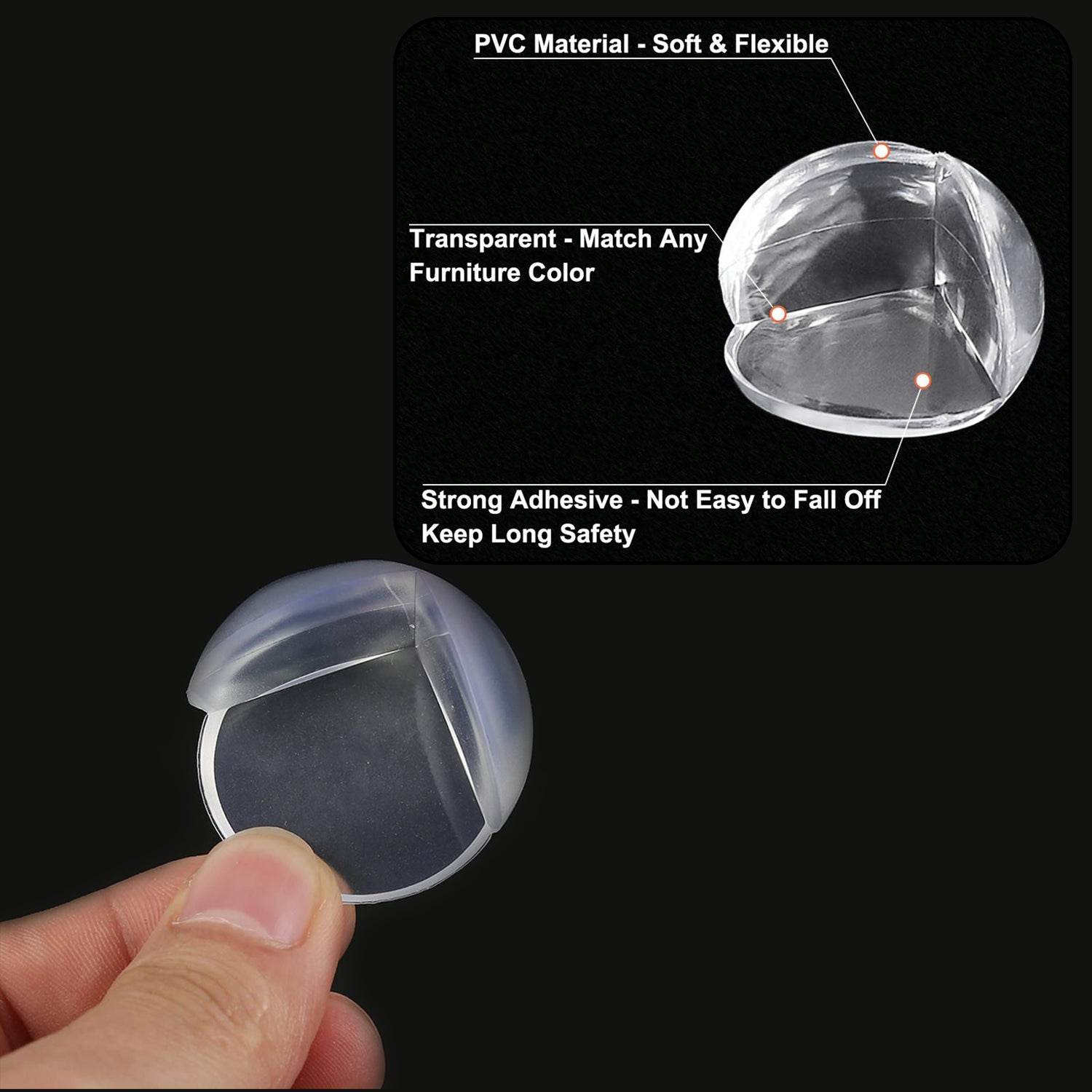 Corner Guards Clear Corner Protectors High Resistant Adhesive (Pack of 4Pc) - infinityexculsivestore.com