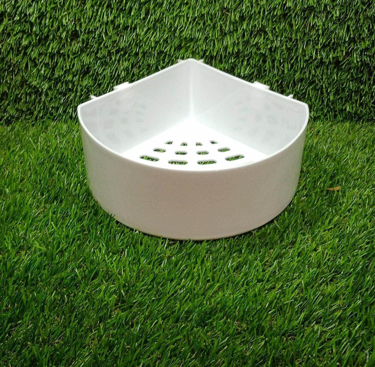 Corner Shelf Bathroom Kitchen Rack Self Adhesive Shower Caddy Plastic Triangle Wall Mount Storage Basket - infinityexculsivestore.com