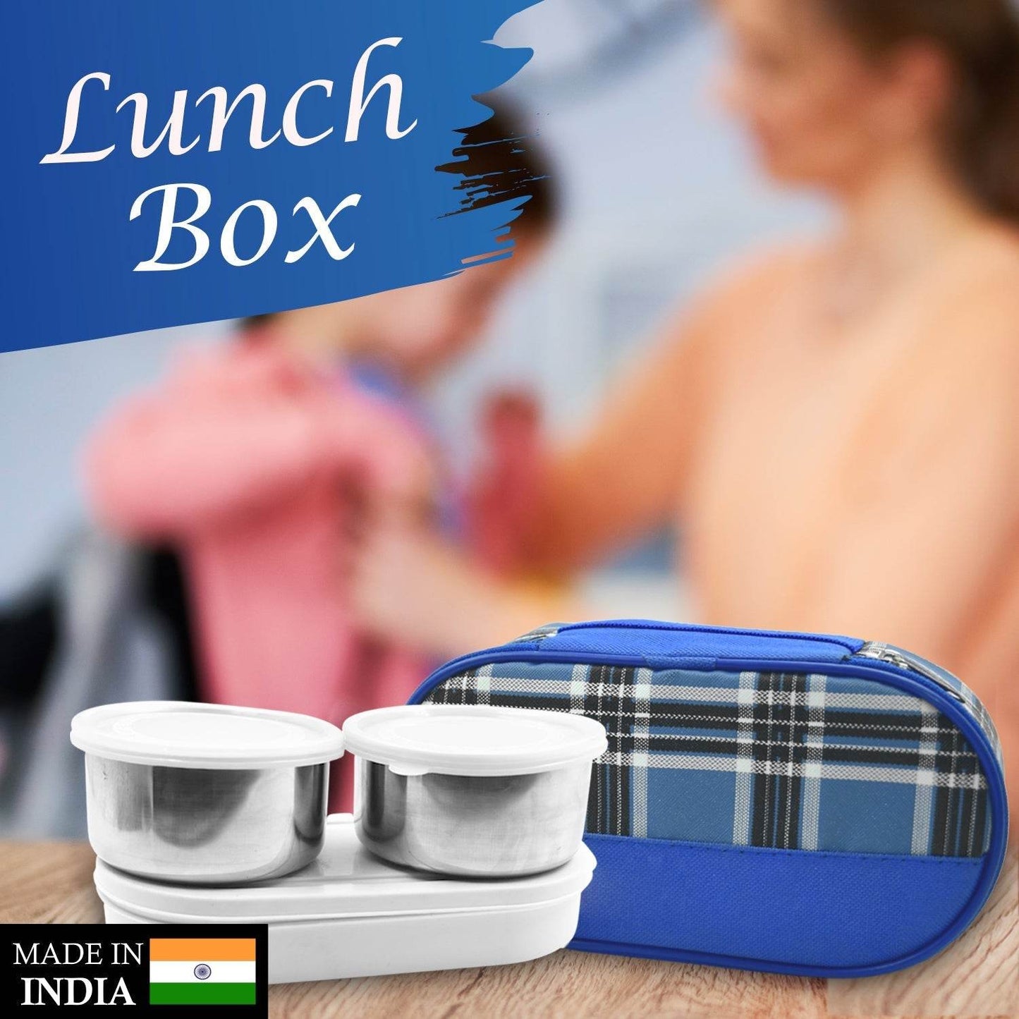 Corporate Lunch Stainless Steel Containers (Set of 3) - infinityexculsivestore.com