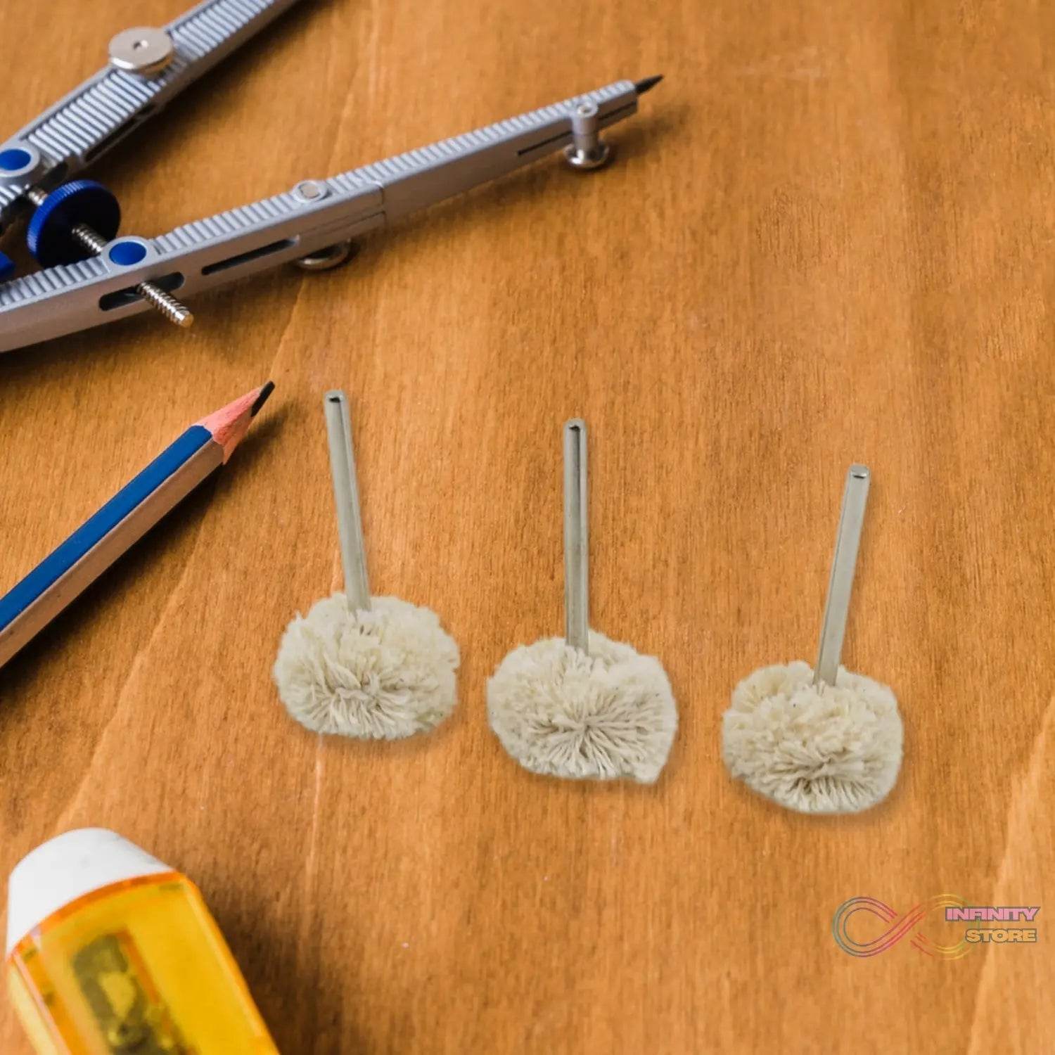 Cotton Polishing Buffing Wheel for Dremel Polishing Kit (3 Pc Set) - infinityexculsivestore.com