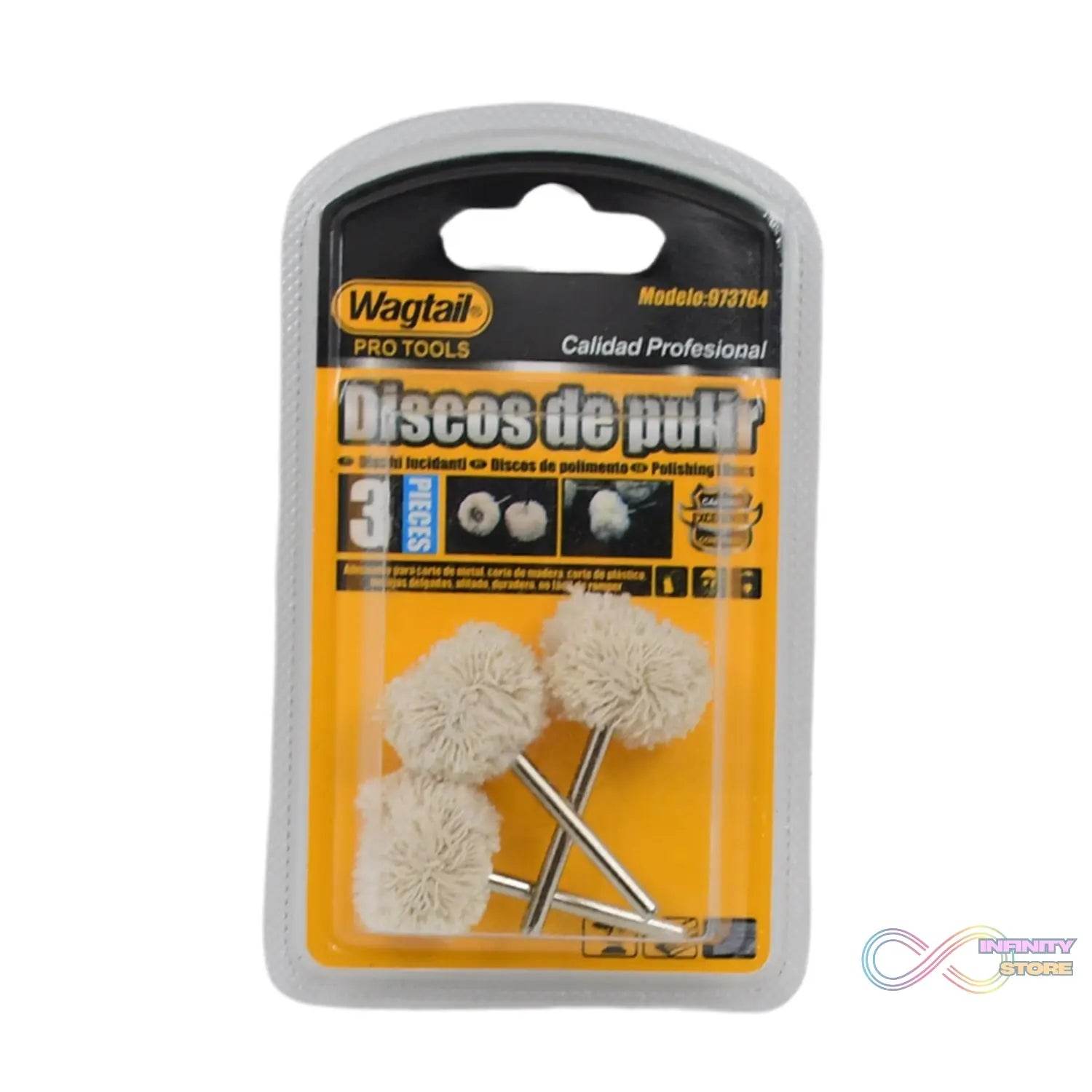 Cotton Polishing Buffing Wheel for Dremel Polishing Kit (3 Pc Set) - infinityexculsivestore.com