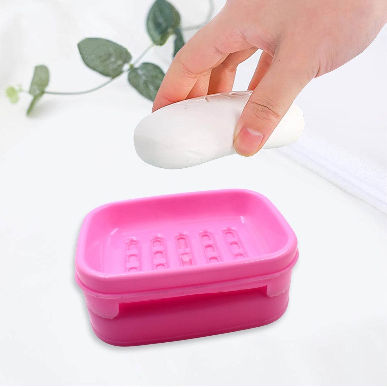 Covered Soap keeping Plastic Case for Bathroom use - infinityexculsivestore.com
