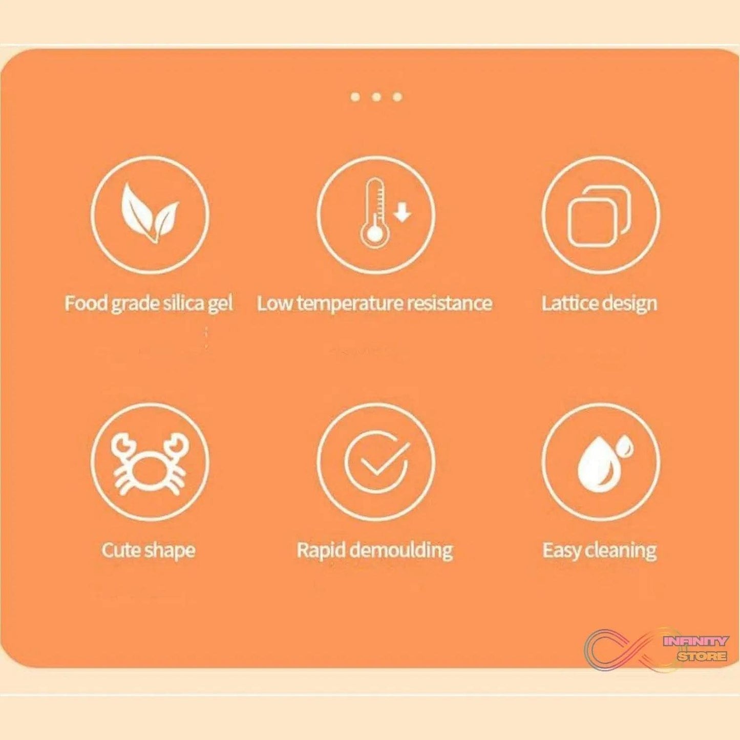 Crab Ice Mold Household Ice Cream Mold Popsicle Mold Silicone Ice Cream Popsicle Children's Ice Box Popsicle Box (1 Pc) - infinityexculsivestore.com