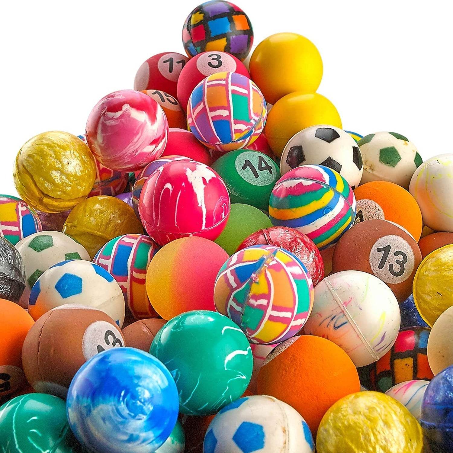 Crazy Bouncy Jumping Balls Set of 14Pcs - infinityexculsivestore.com