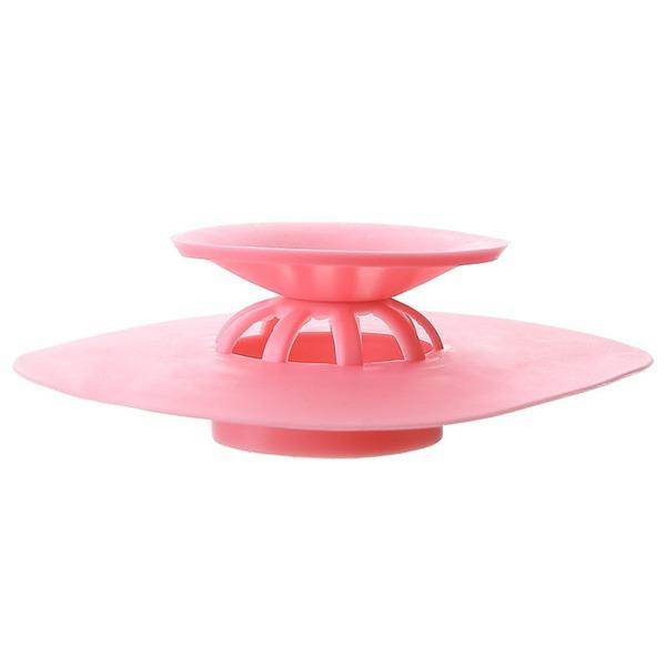 Creative 2-in-1 Silicone Sewer Sink Sealer Cover Drainer (multicolour) - infinityexculsivestore.com