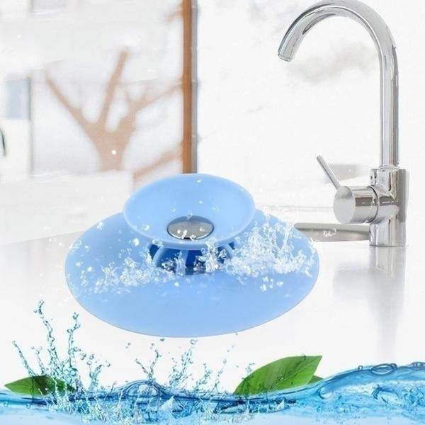 Creative 2-in-1 Silicone Sewer Sink Sealer Cover Drainer (multicolour) - infinityexculsivestore.com