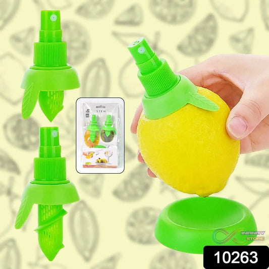 Creative Lemon Sprayer Fruit Juice Citrus Lime Juicer (3 Pcs Set) - infinityexculsivestore.com