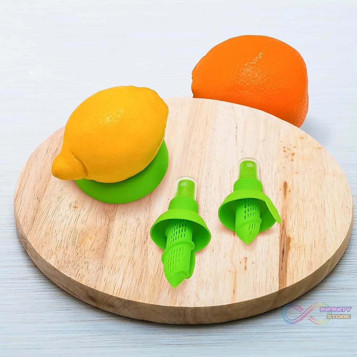 Creative Lemon Sprayer Fruit Juice Citrus Lime Juicer (3 Pcs Set) - infinityexculsivestore.com
