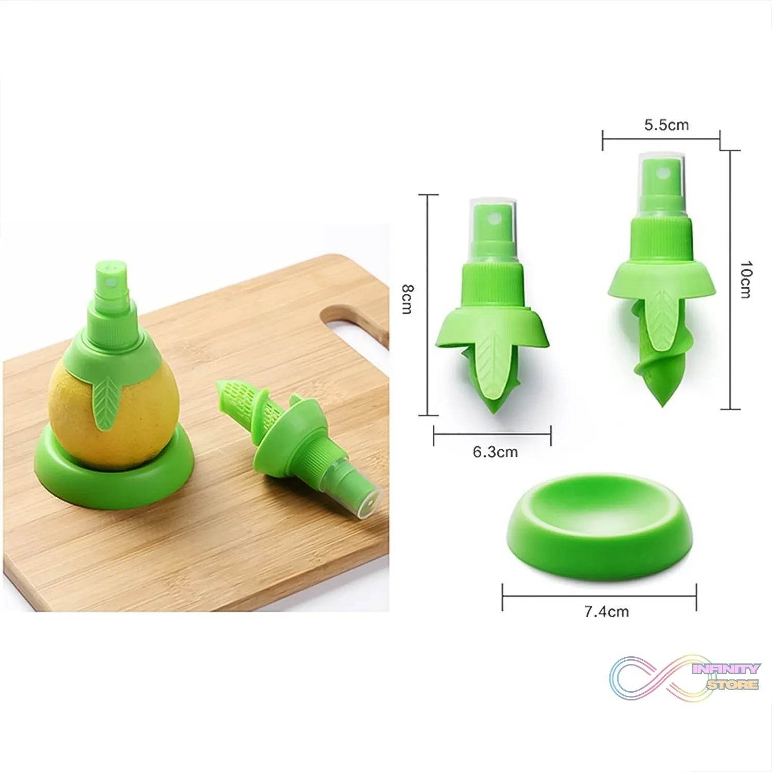 Creative Lemon Sprayer Fruit Juice Citrus Lime Juicer (3 Pcs Set) - infinityexculsivestore.com