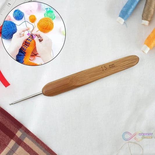 Crochet Hooks, Hook Needle Stainless Steel (1 Pc / 1.5 MM) - infinityexculsivestore.com