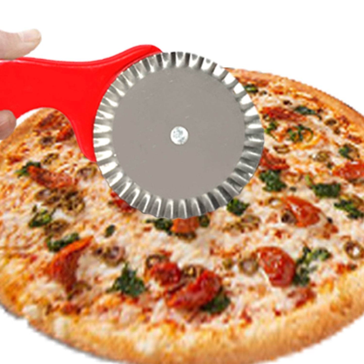 Curly Pizza Cutter / Pastry Cutter / Sandwiches Cutter - infinityexculsivestore.com