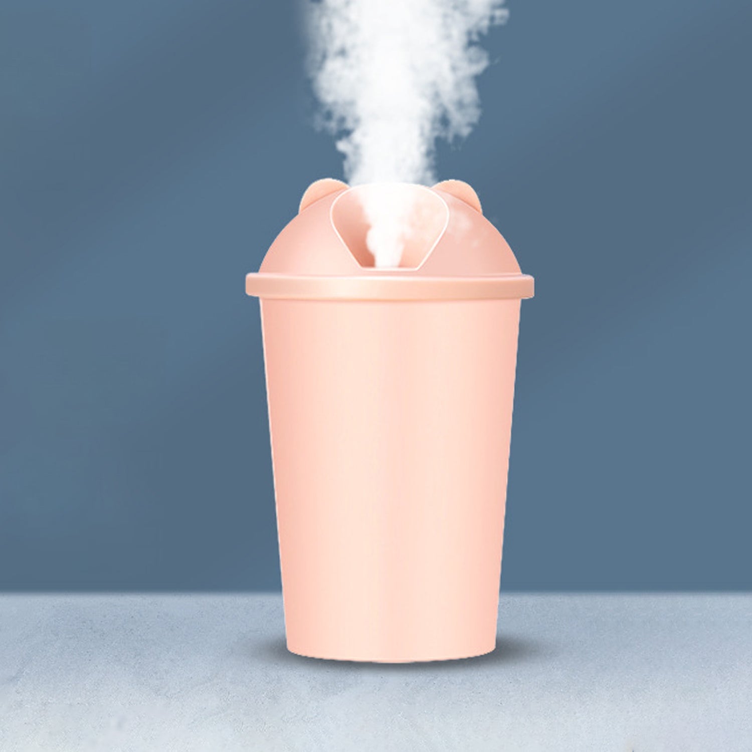 Cute Bear Shape USB Humidifiers Cup (1 Pc / Multicolor Light) - infinityexculsivestore.com