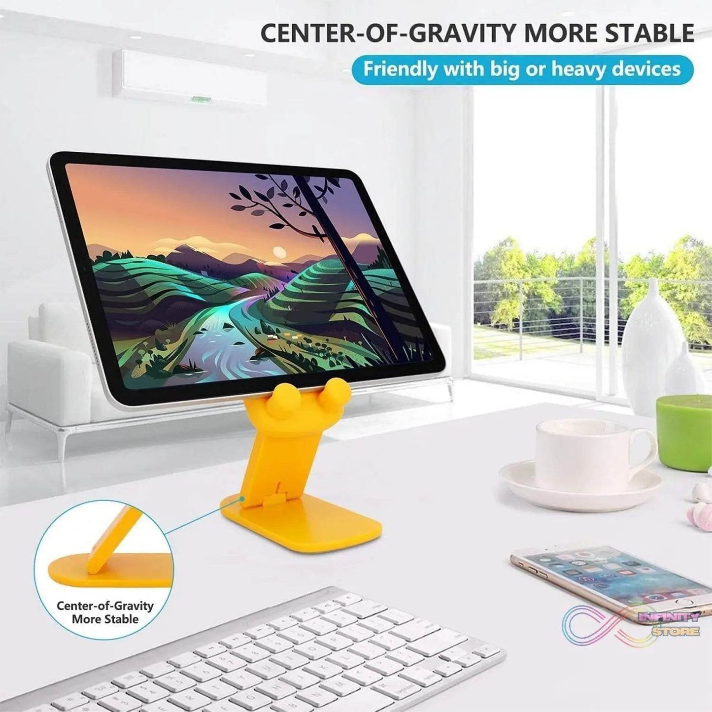 Cute Cartoon Design Multi-Angle Adjustable Foldable Mobile Stand - infinityexculsivestore.com