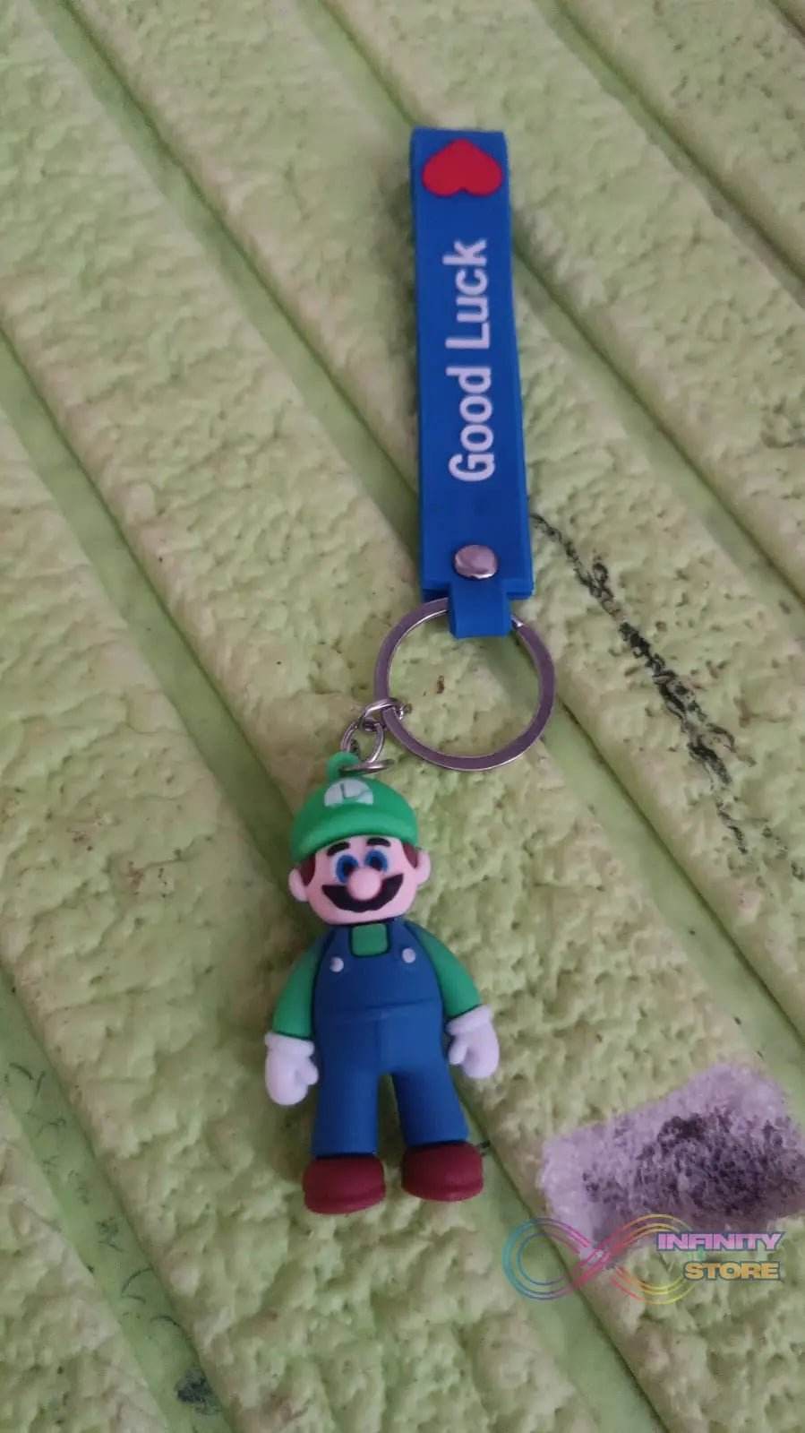 Cute Cartoon Silicone 3D Key Chain with Metal Hook & Strap (Pack of 1) - infinityexculsivestore.com