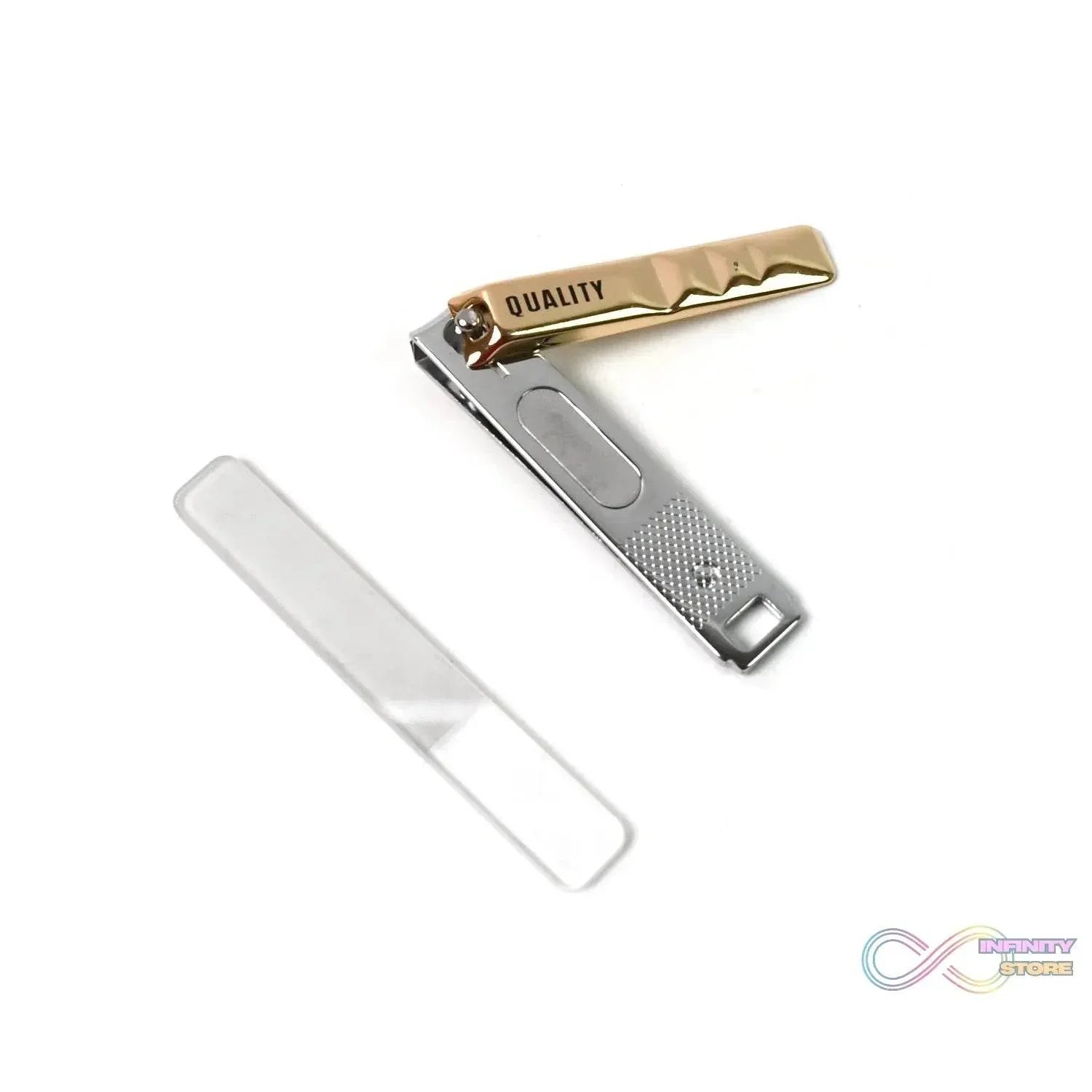 Cute Nail Clipper with Nail Catcher, Nail File - Stainless Steel (1 Pc) - infinityexculsivestore.com