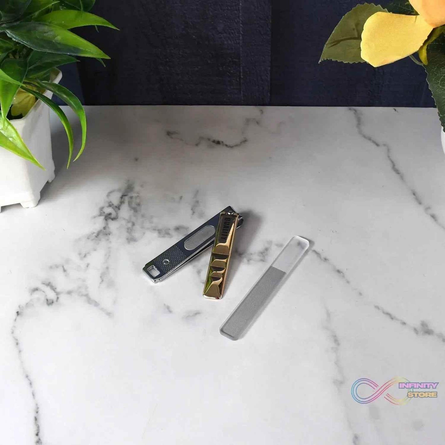 Cute Nail Clipper with Nail Catcher, Nail File - Stainless Steel (1 Pc) - infinityexculsivestore.com