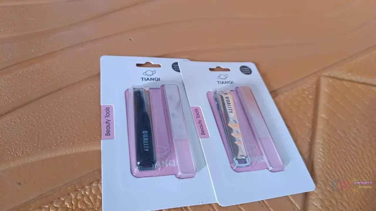 Cute Nail Clipper with Nail Catcher, Nail File - Stainless Steel (1 Pc) - infinityexculsivestore.com