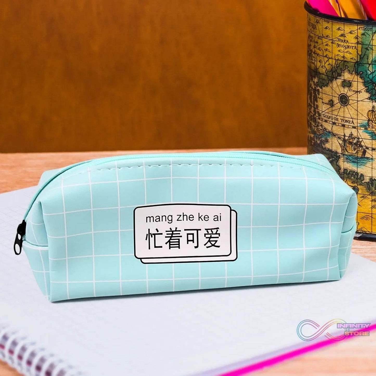 Cute Pencil Pouch Pencil Case Waterproof Stationery Bag (1 Pc) - infinityexculsivestore.com