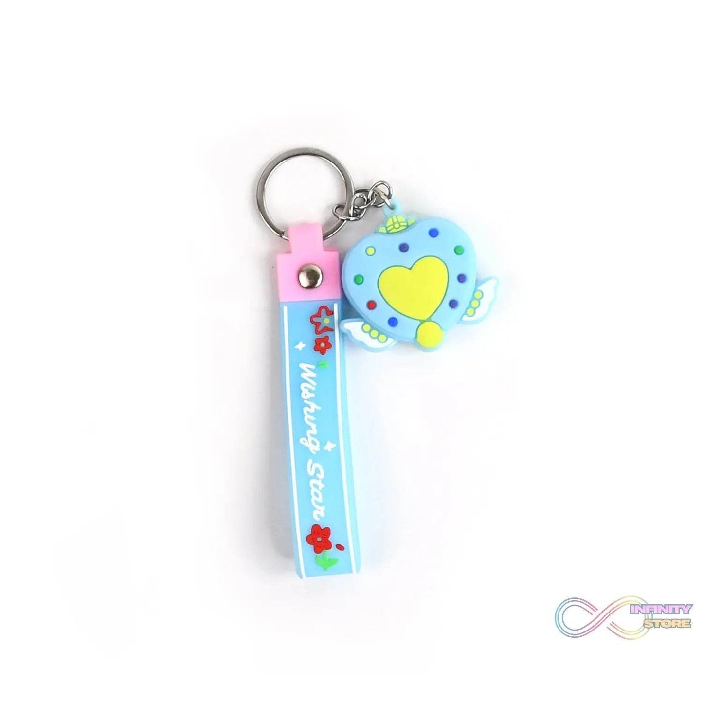Cute Silicone 3D Key Chain with Metal Hook & Strap (Pack of 1) - infinityexculsivestore.com
