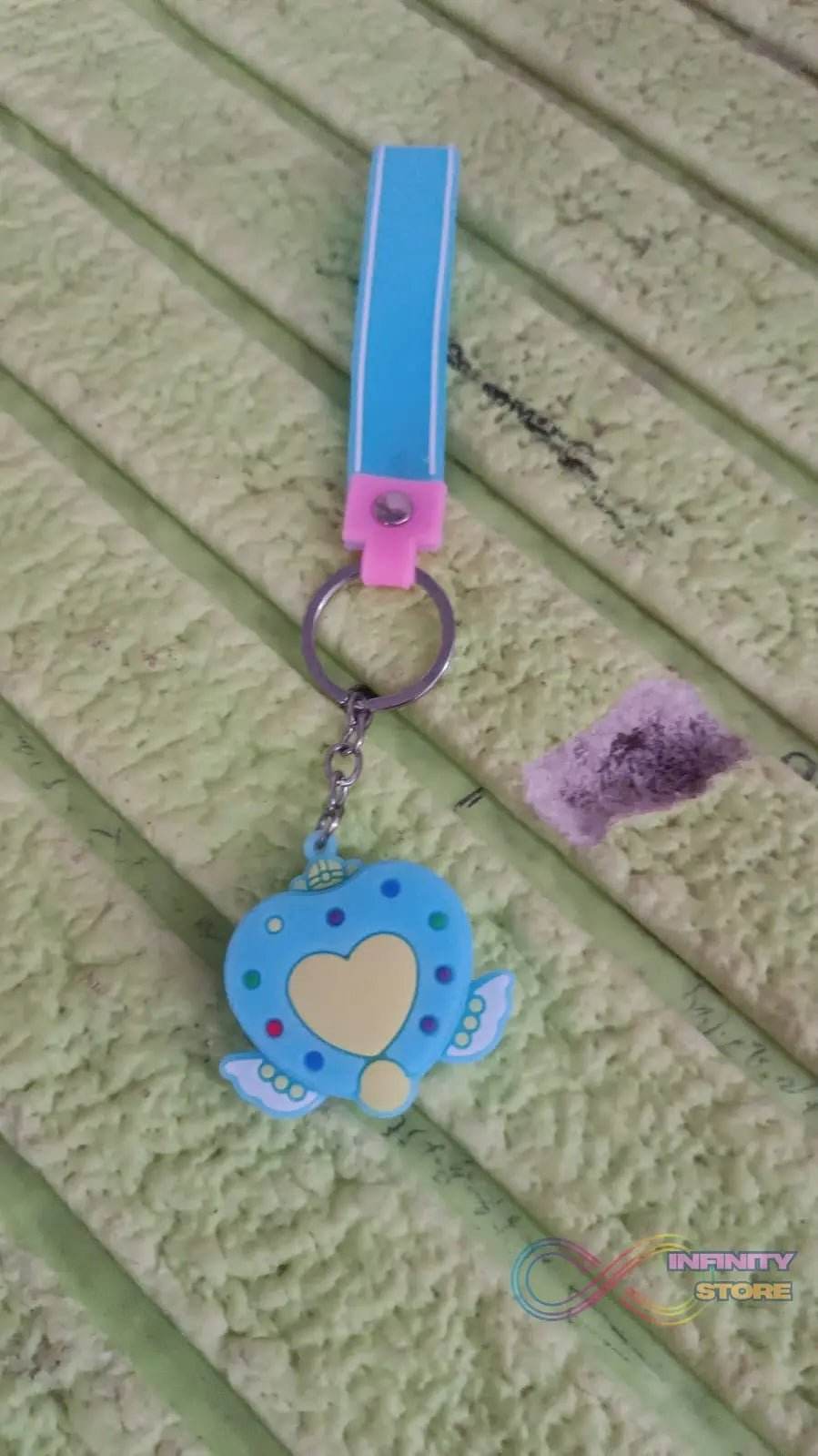 Cute Silicone 3D Key Chain with Metal Hook & Strap (Pack of 1) - infinityexculsivestore.com