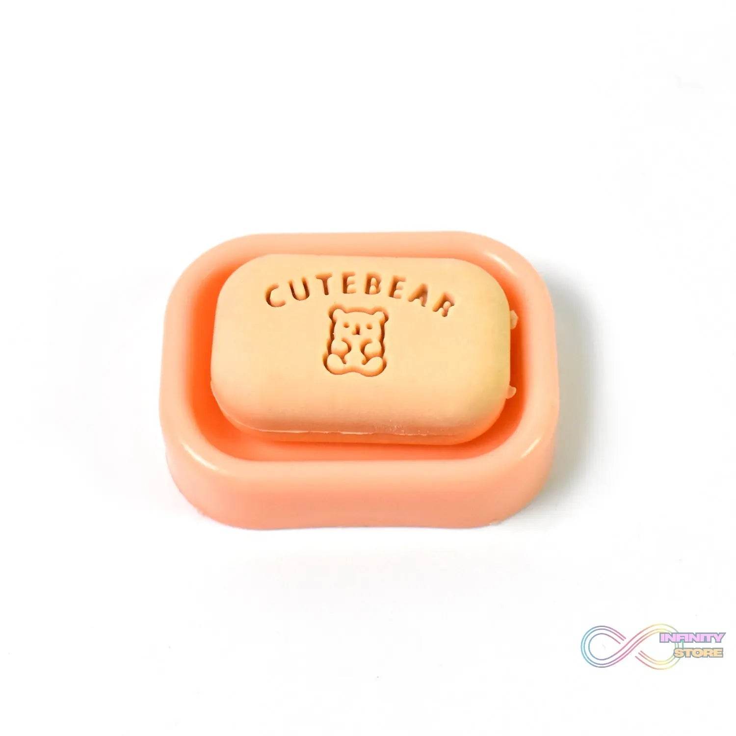 Cute Soap Shaped Erasers With Plastic Case (1 Pc / With Case) - infinityexculsivestore.com