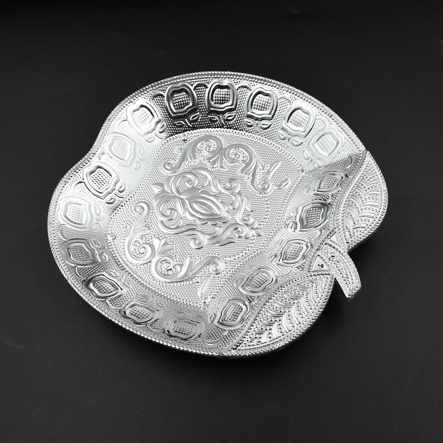 DECORATIVE MUKHWAS SERVING TRAY SERVING MUKHWAS PLATE FANCY TRAY DRY FRUIT SERVING TRAY (1 Pc Set) - infinityexculsivestore.com
