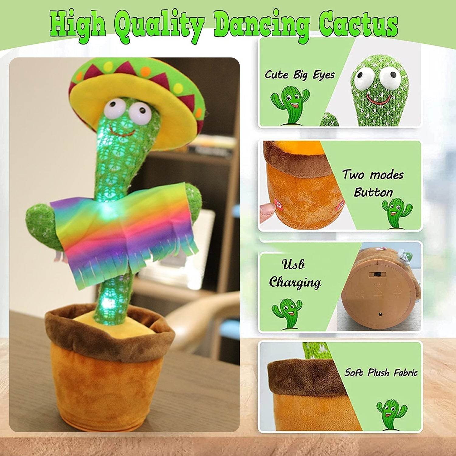 Dancing Cactus Toy - infinityexculsivestore.com