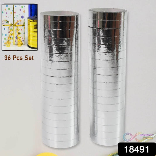 Decoration Balloon Ribbon, Smooth Ribbon for Party Decoration (36 Pcs Set) - infinityexculsivestore.com