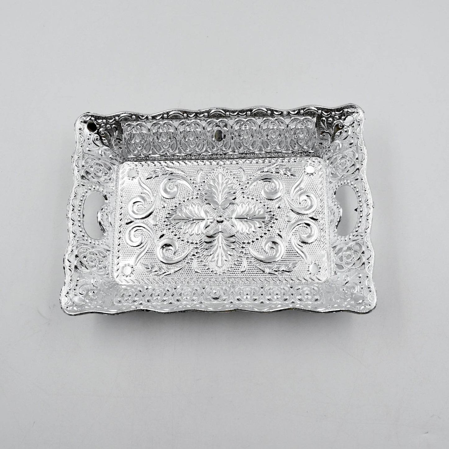 Decorative Mukhwas Serving Tray Serving Mukhwas Plate Fancy Candy Tray Dry Fruit Serving Tray - infinityexculsivestore.com