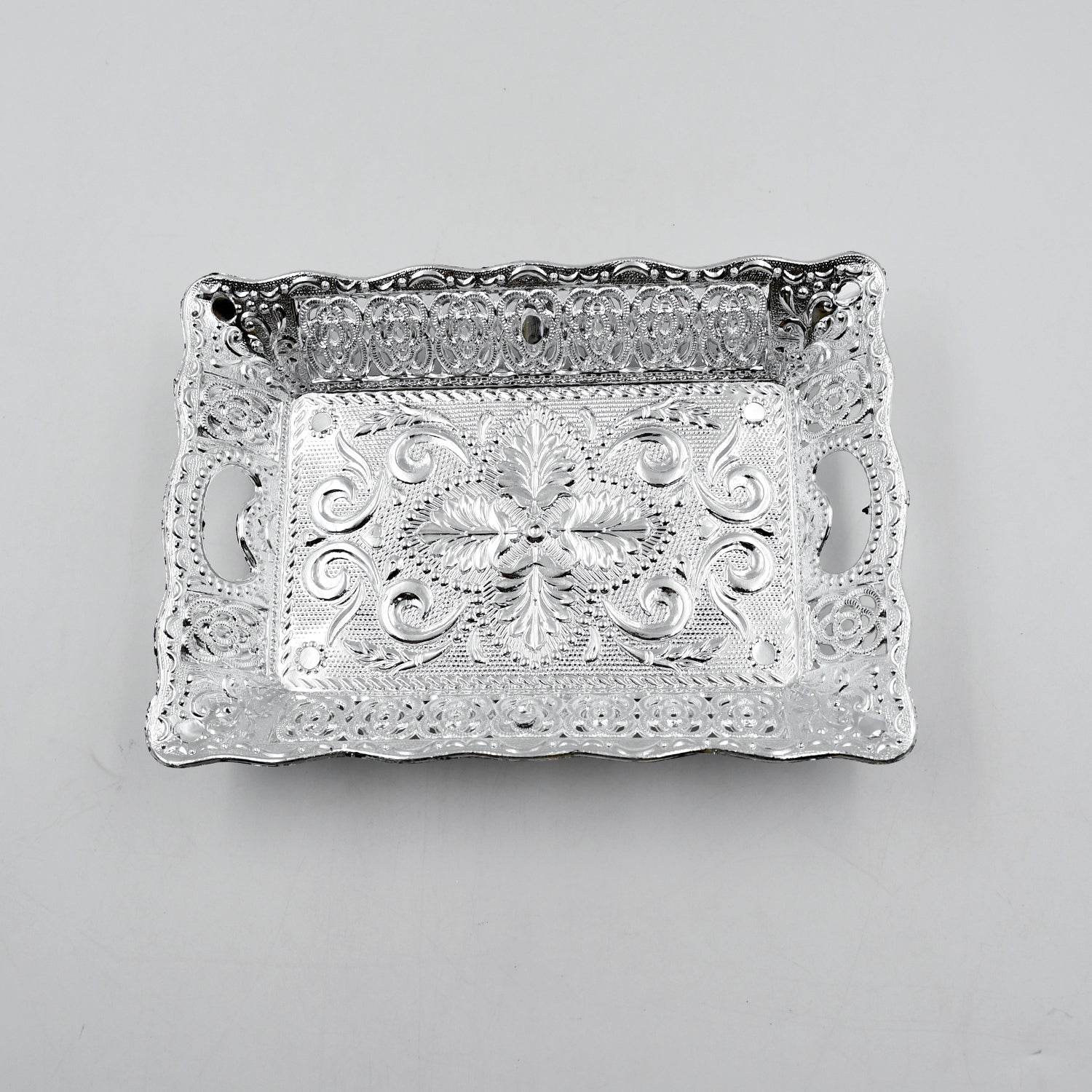 Decorative Mukhwas Serving Tray Serving Mukhwas Plate Fancy Candy Tray Dry Fruit Serving Tray - infinityexculsivestore.com