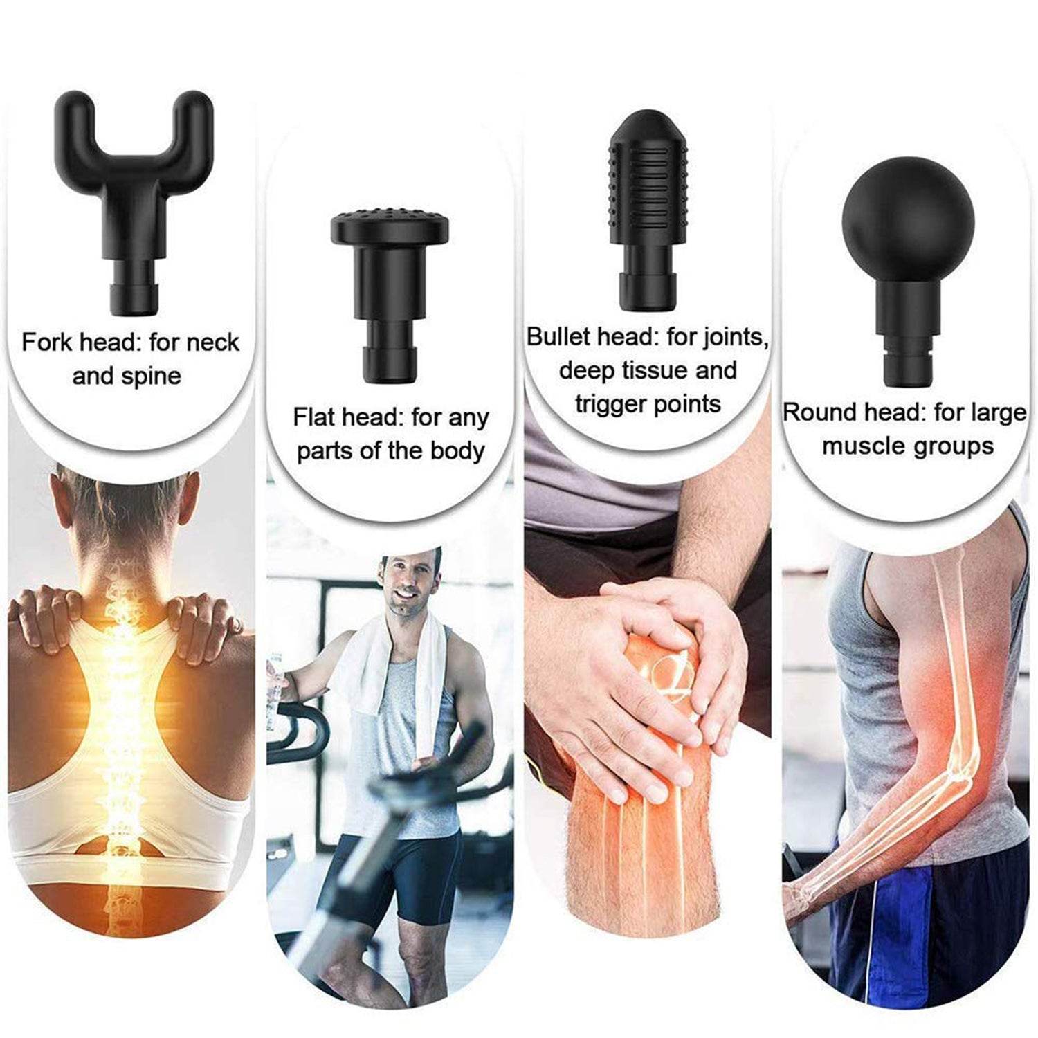 Deep Tissue Percussion Body Massage Machine For Pain Relief - infinityexculsivestore.com