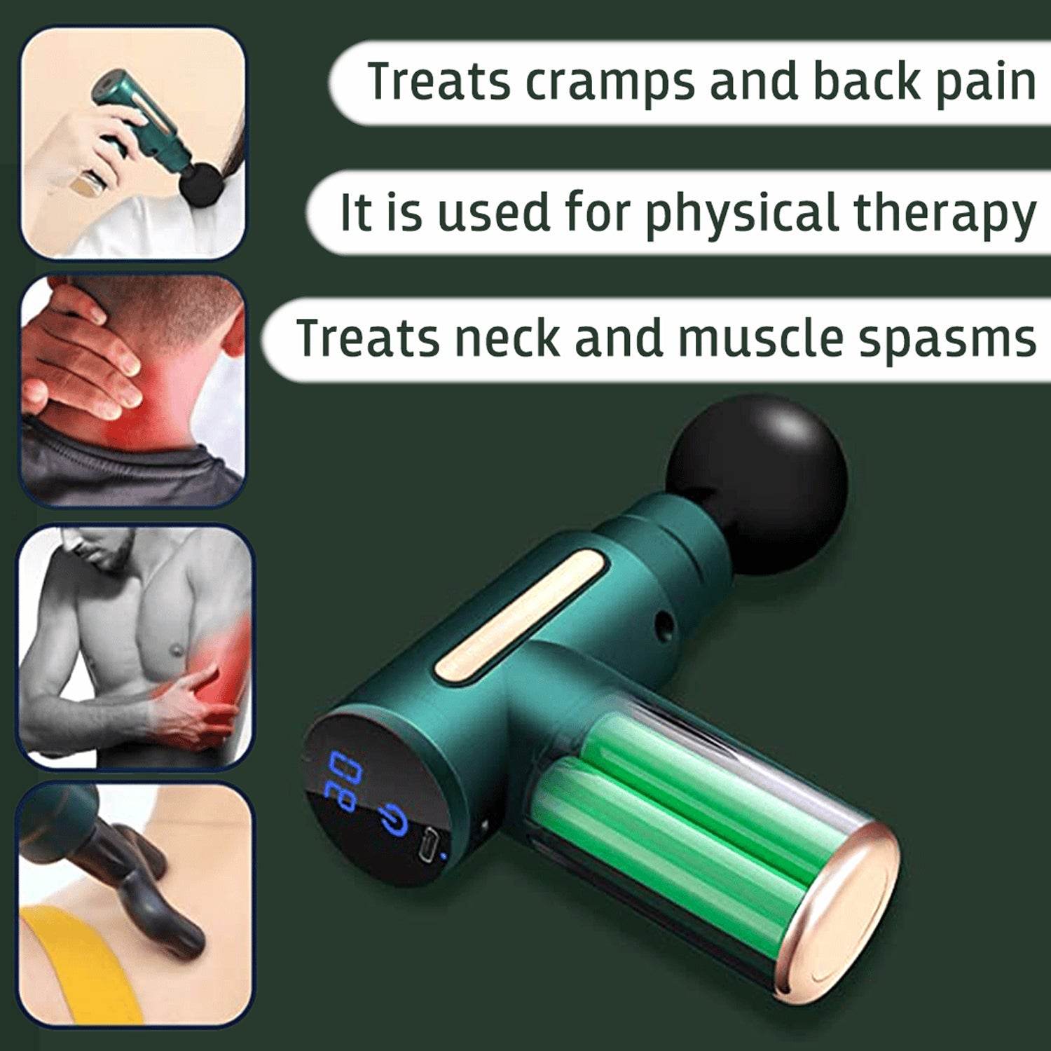 Deep Tissue Percussion Body Massage Machine For Pain Relief - infinityexculsivestore.com