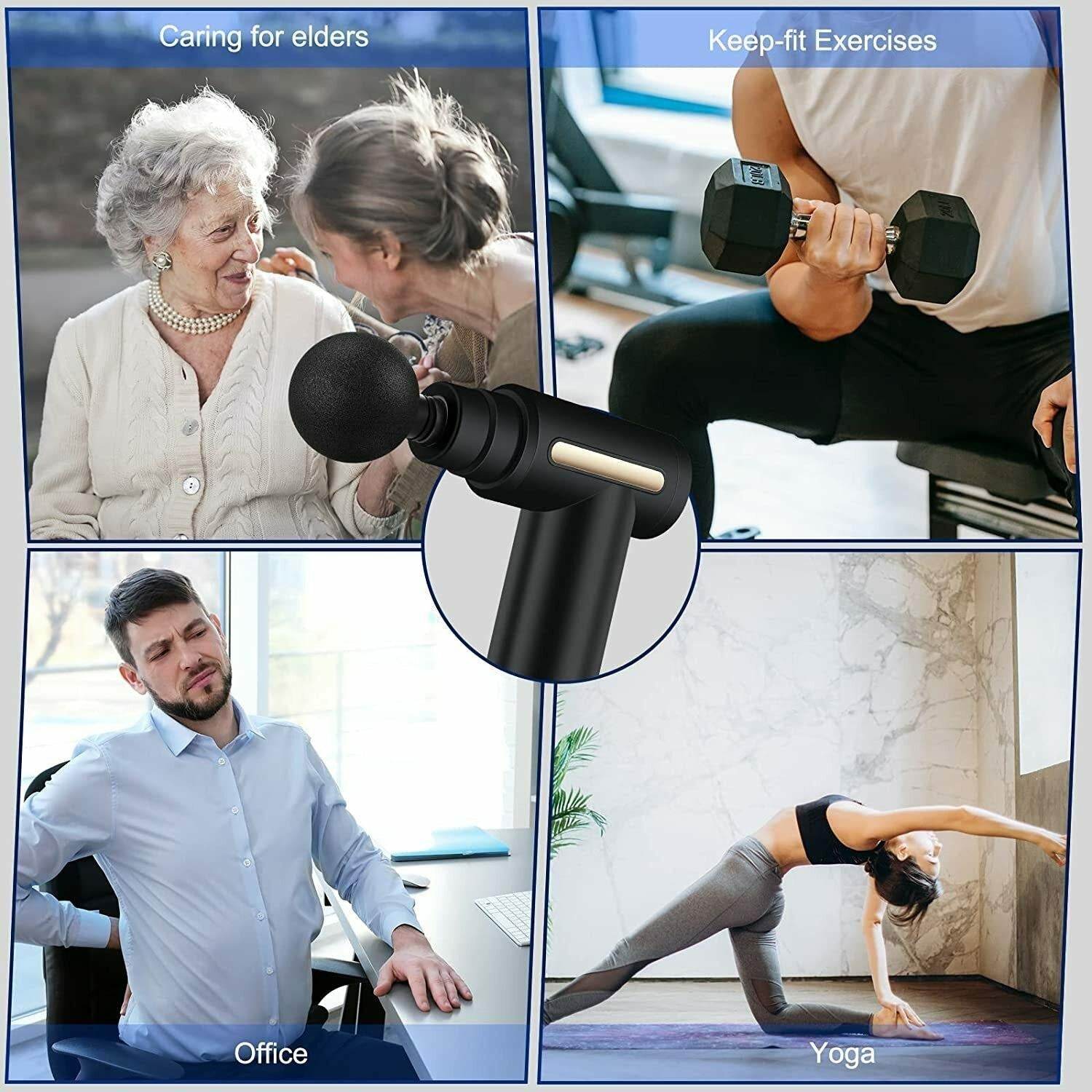 Deep Tissue Percussion Body Massage Machine For Pain Relief - infinityexculsivestore.com