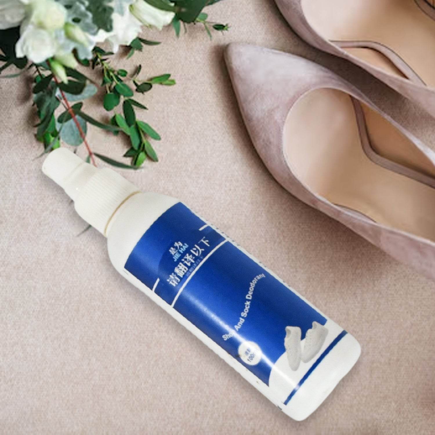 Deodorant Spray for Shoes & Socks, Shoe Deodorizer Spray, Shoe Odor Eliminator Spray, Sneaker & Shoe Deodorant, Freshness for Work Shoes, Safety Shoes, Sports Shoes & More (100 ML) - infinityexculsivestore.com