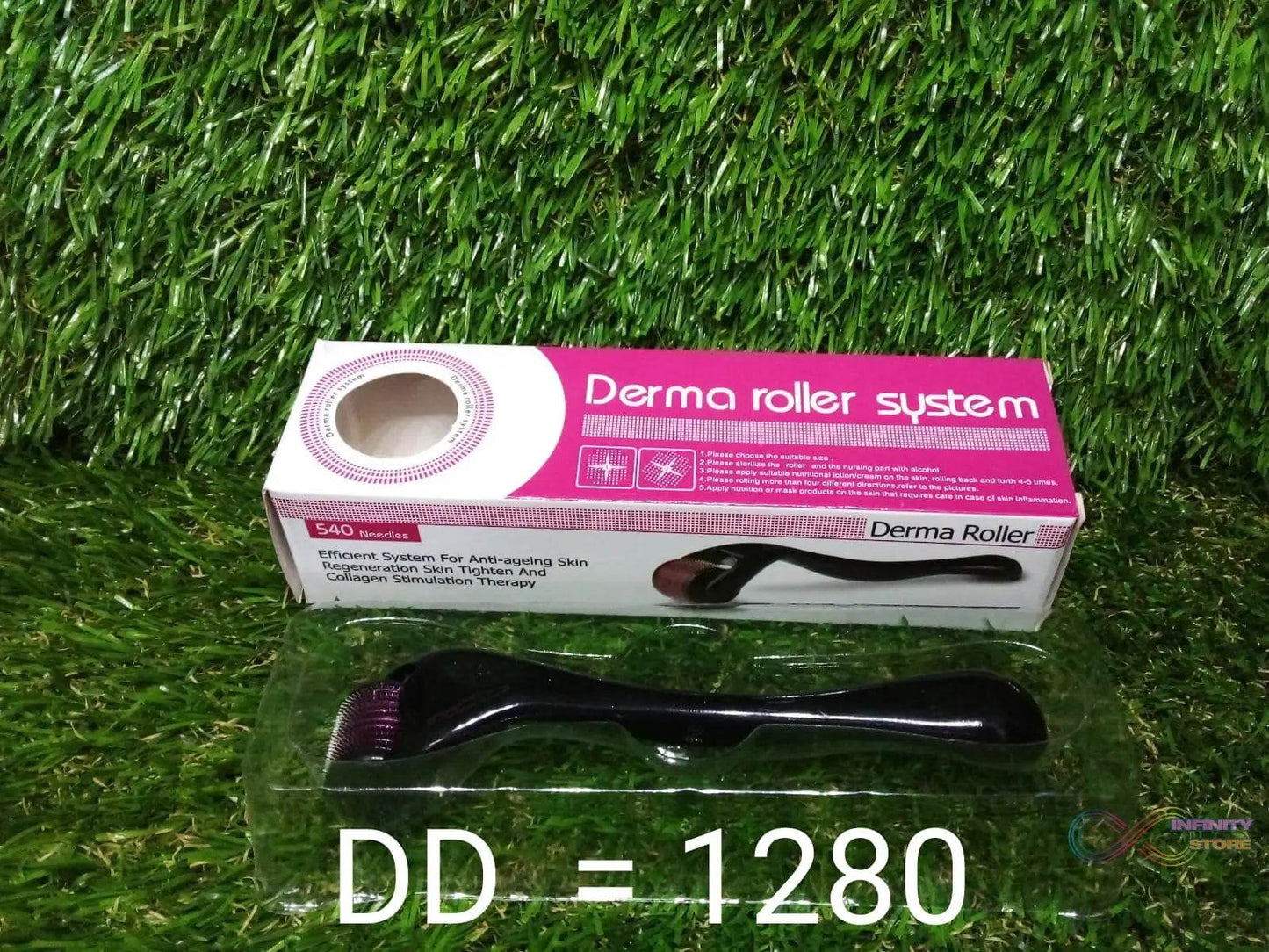 Derma Roller Anti Ageing and Facial Scrubs & Polishes Scar Removal Hair Regrowth - infinityexculsivestore.com