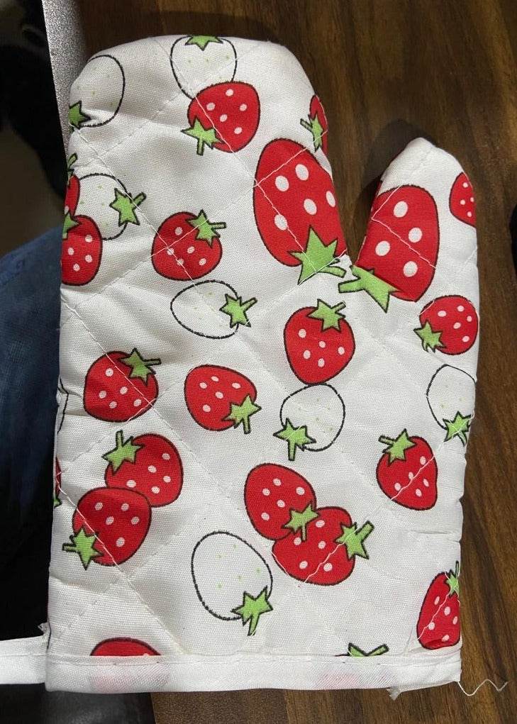 Designer Multicoloured Oven Mitt and Pot Holder - infinityexculsivestore.com