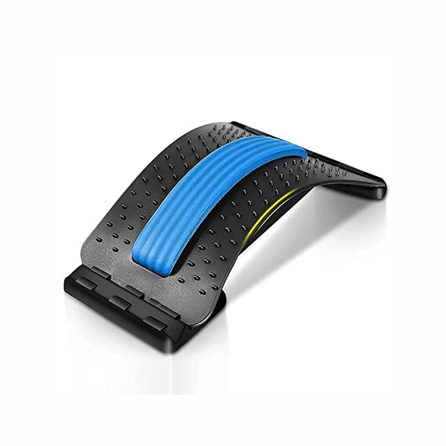 Back Pain Relief Device Back Stretcher, Spinal Curve Back Relaxation Device, Multi-Level Lumbar Region Back Support For Lower & Upper Muscle Pain Relief, Back Massager For Bed Chair & Car (1 Pc) - infinityexculsivestore.com