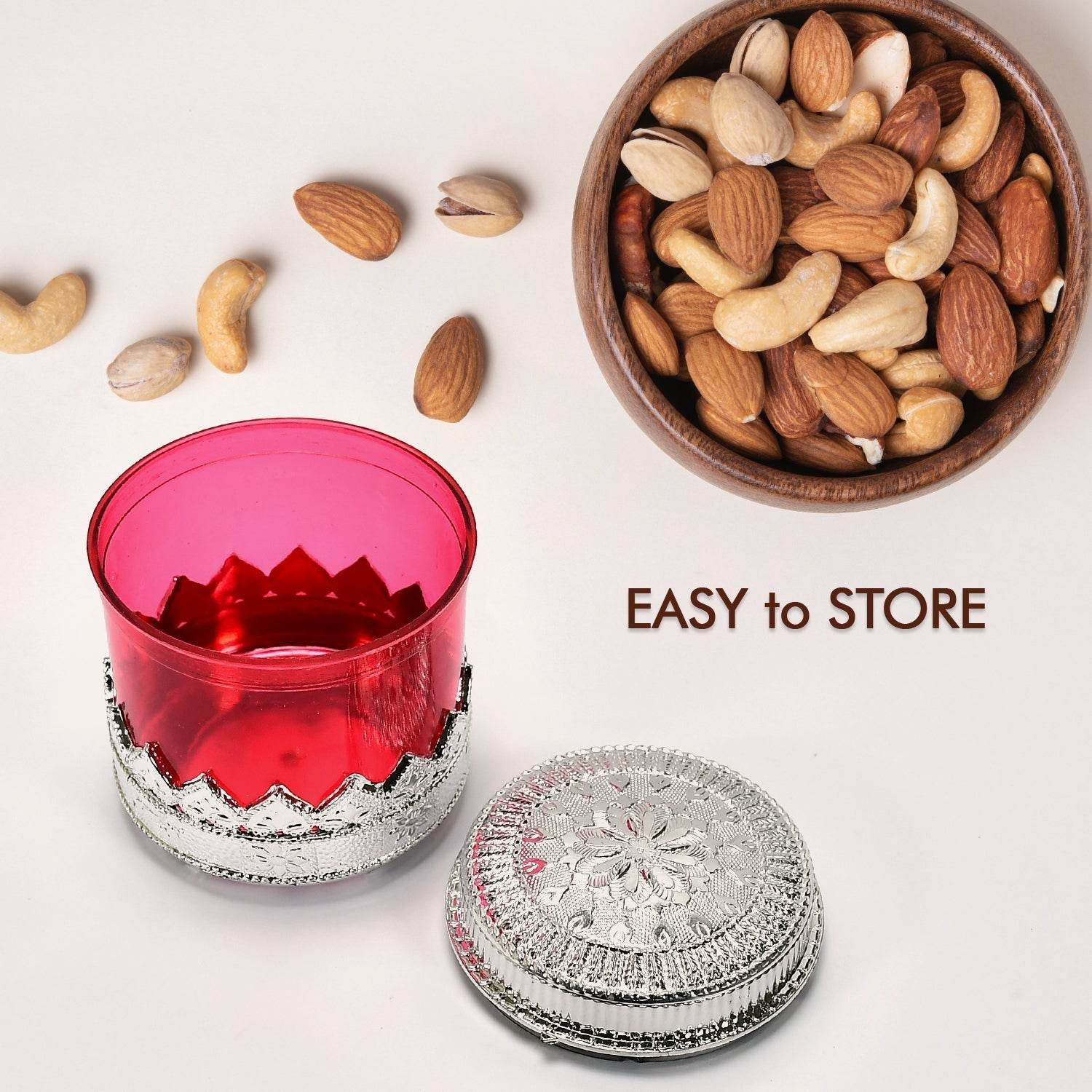 Diamond Design Dry Fruit Storage Box - infinityexculsivestore.com