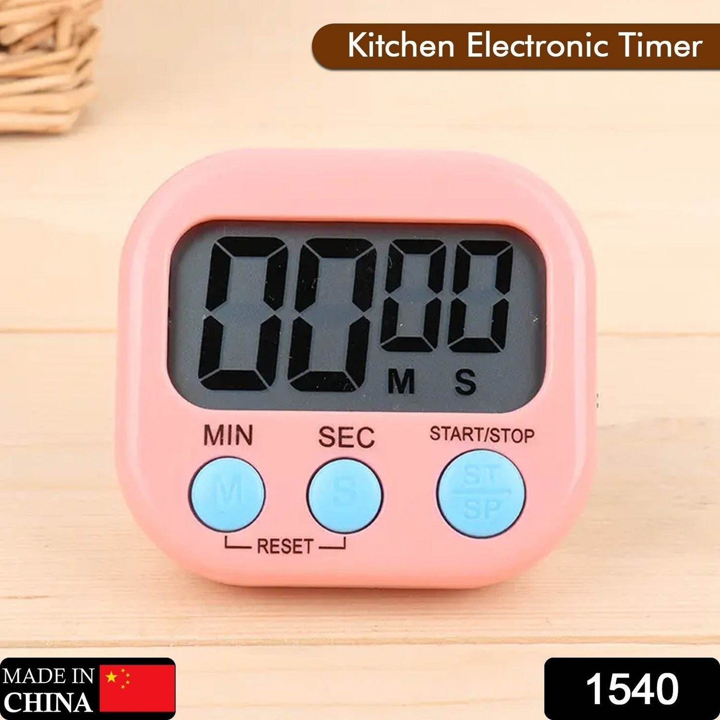 Digital Kitchen Timer Clear Big Digits 0-99 Min for Cooking Office Clock - infinityexculsivestore.com